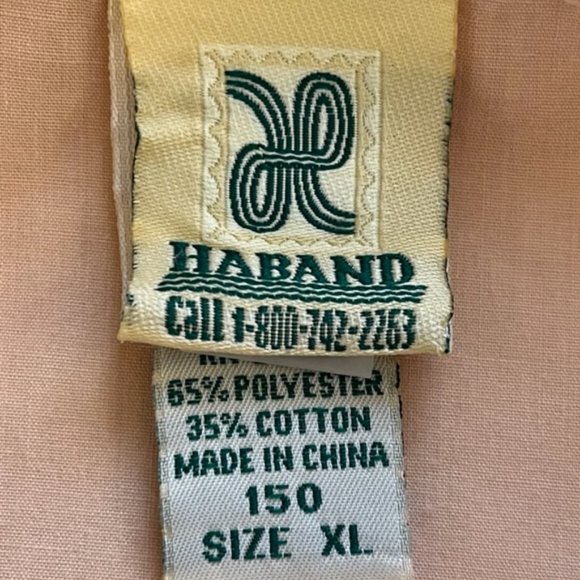 Vintage Mens Haband Beige Windbreaker Full Zippered Jacket Size XL 150 X-Large - Picture 7 of 7